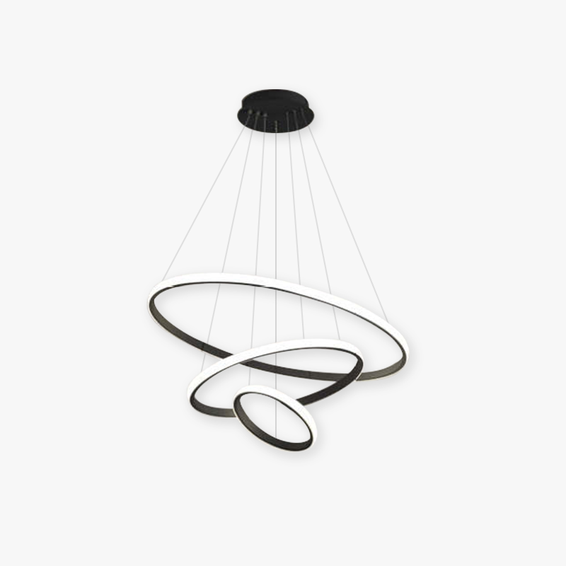 Arisha Moderne LED Hanglampen Wit Buitenste Verlicht 2/3/4 Ringen