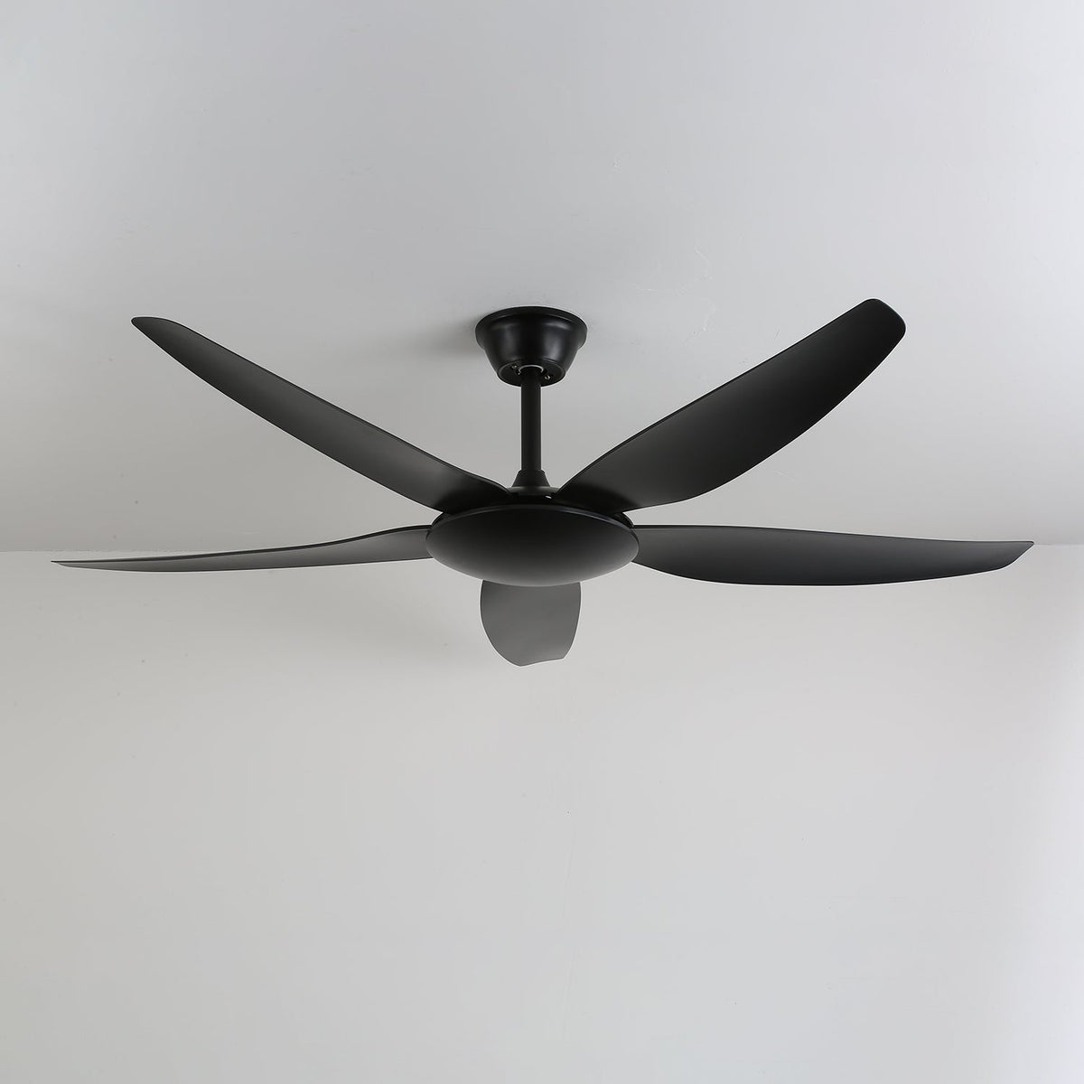 Onyxa minimalistisch plafondventilator met verlichting