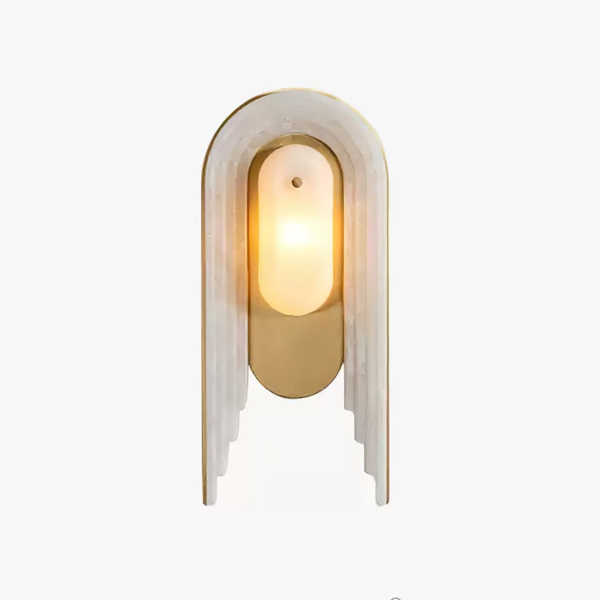 Sytalion Arch goudkleurige afwerking albasten wandlamp