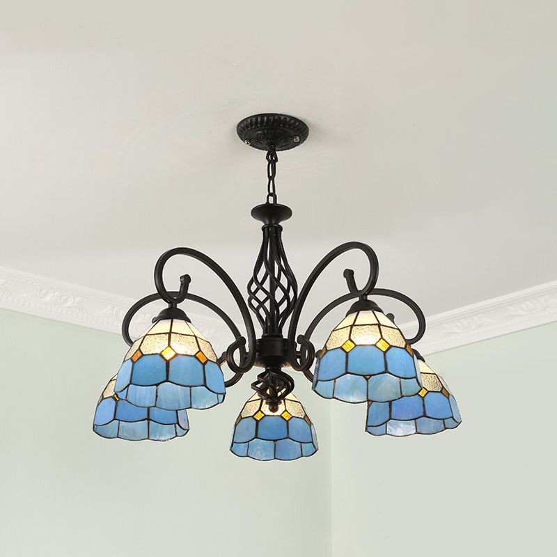 Silva Vintage Design LED Kroonluchter Wit Woonkamer Slaapkamer