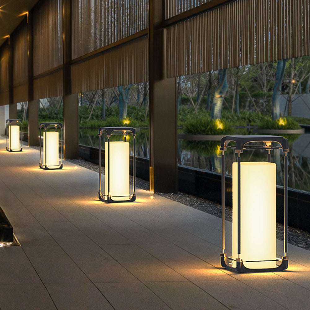 Orr Vintage LED Vloerlamp Zwart Metaal Woonkamer Buiten Tuin
