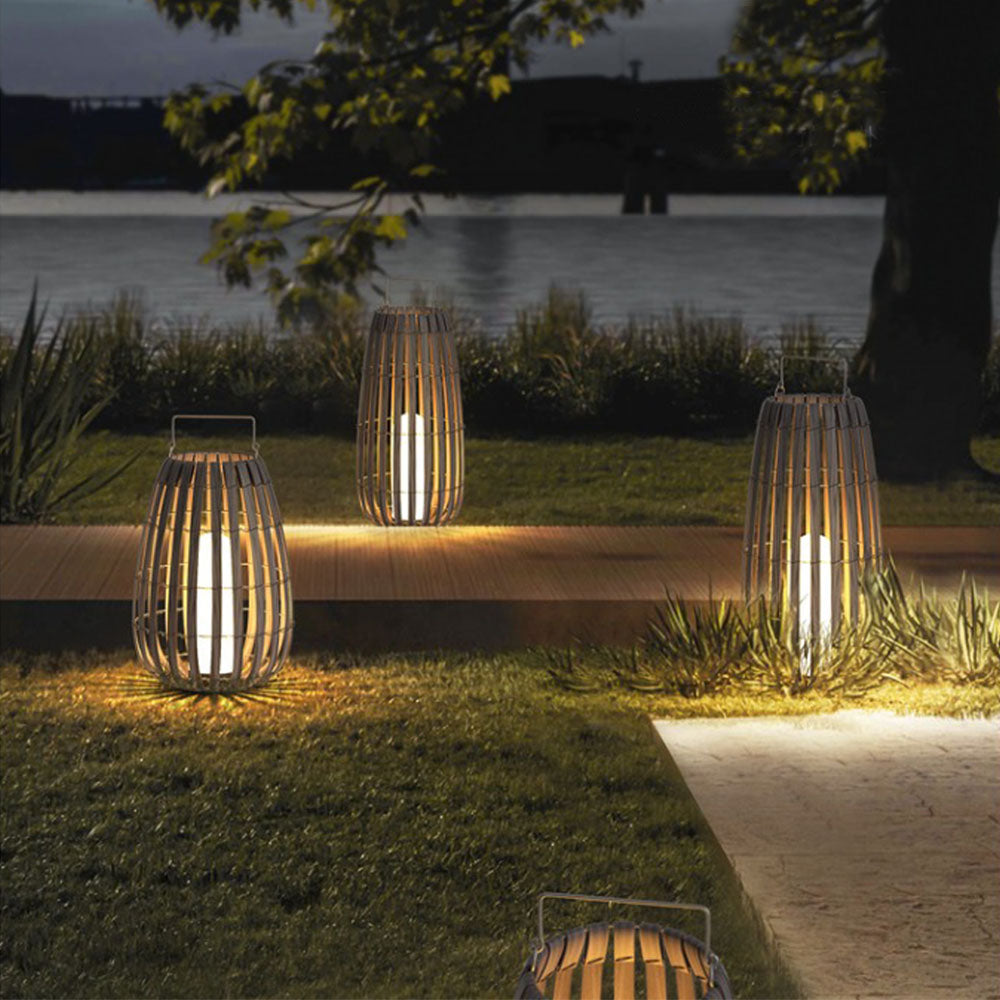Orr Moderne LED Loom Buitenlamp Metaal Grijs/Bruin Tuin/Stoeprand/Balkon