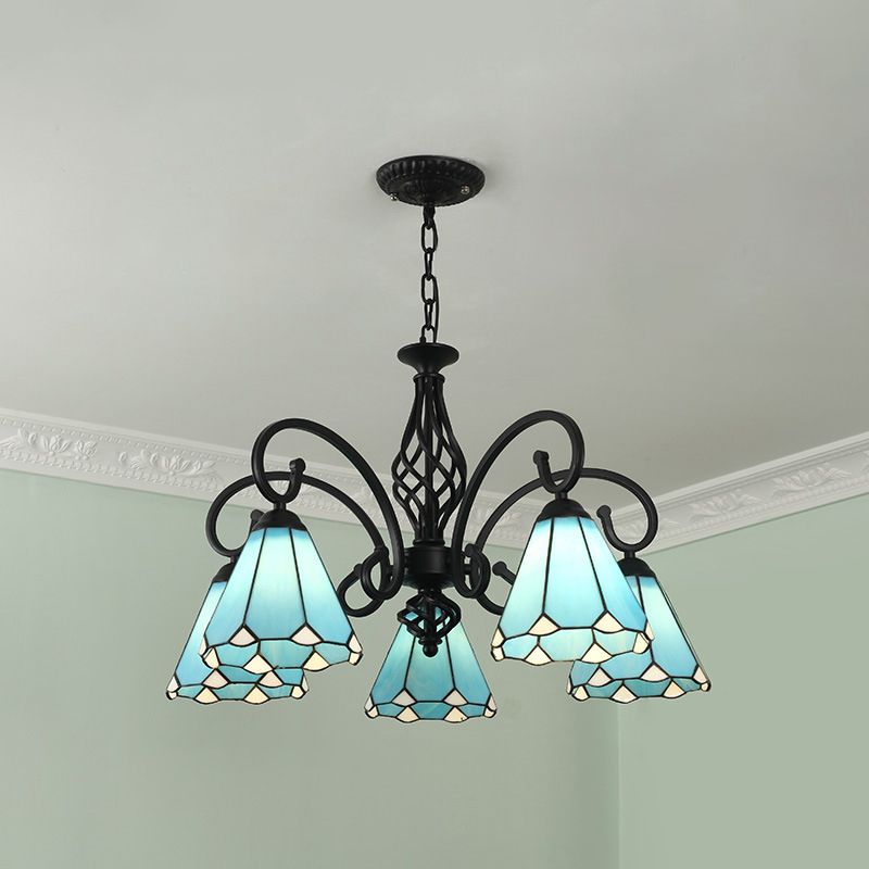 Silva Vintage Design LED Kroonluchter Wit Woonkamer Slaapkamer