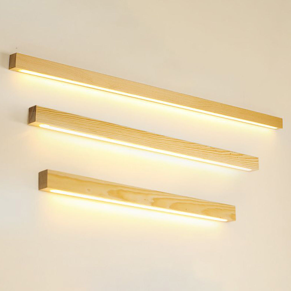 Ozawa Moderne LED Wandlamp Bruin Hout Metaal Woonkamer Eetkamer