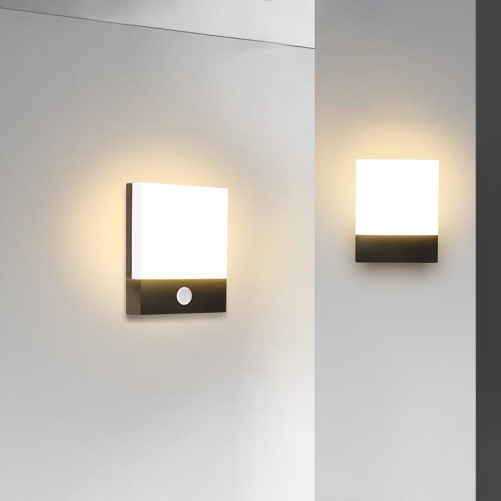 Orr Moderne Design LED Wandlamp Zwart Wit Metaal Acryl Buiten