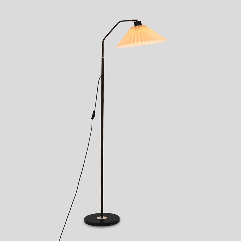 Ozawa Moderne Geplooide Vloerlamp Metalen Wit/Rood/Beige/Groen Eetkamer/Woonkamer