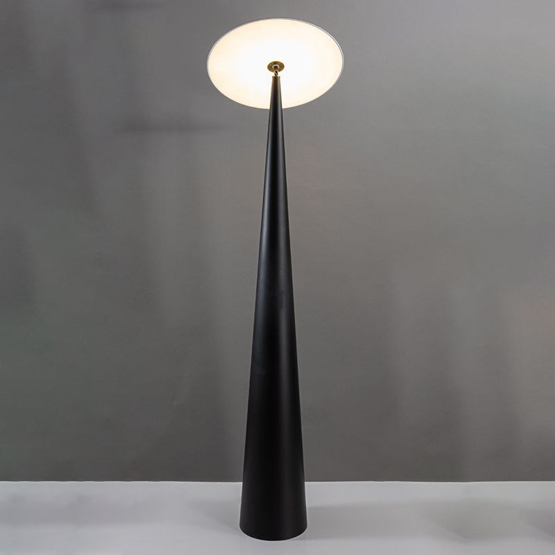 Salgado Moderne Design LED Schotelvormige Vloerlamp Zwart Metalen Eetkamer/Woonkamer