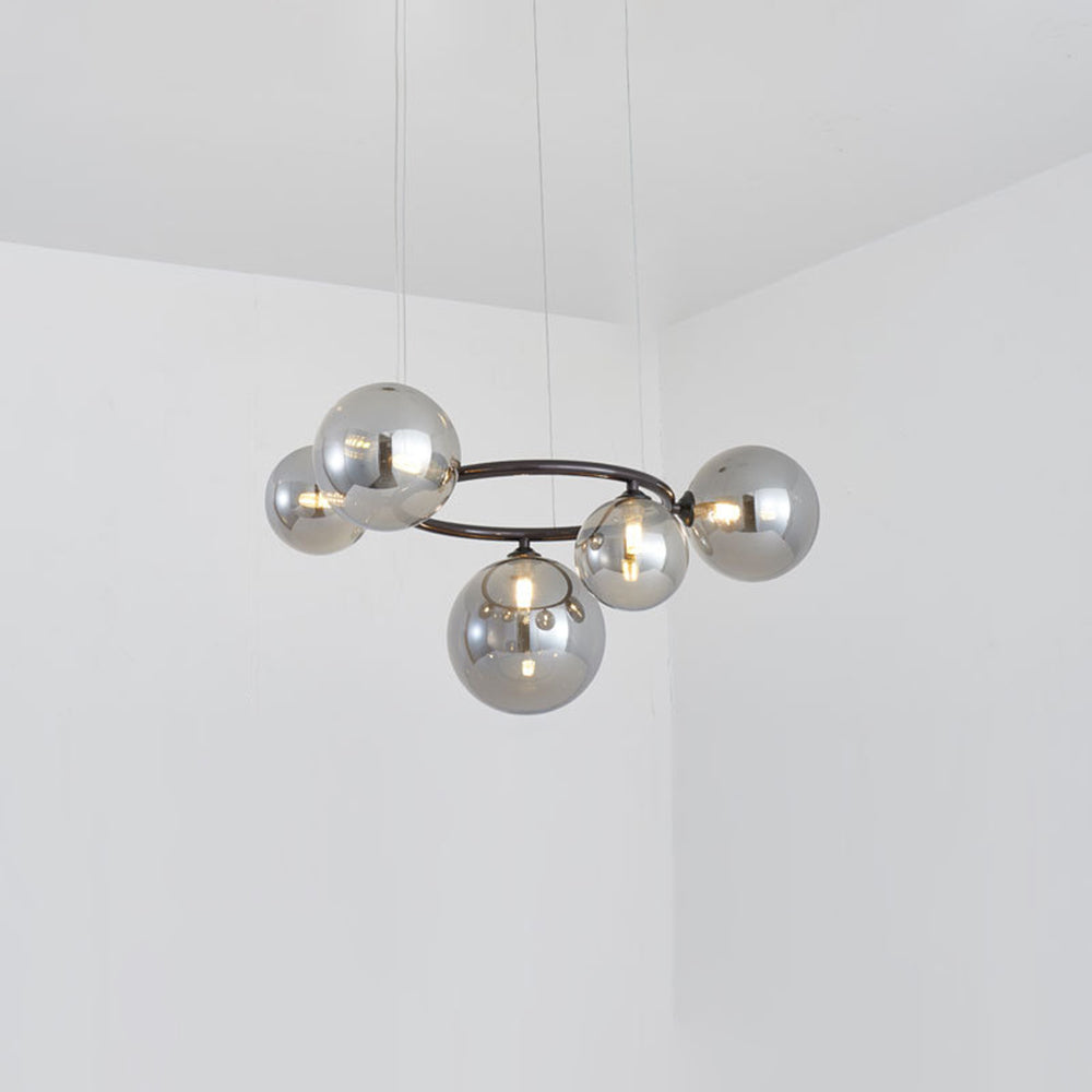 Valentina Moderne Design LED Wave Hanglamp Metaal/Glas Wit/Goud Woon/Slaap/Eetkamer