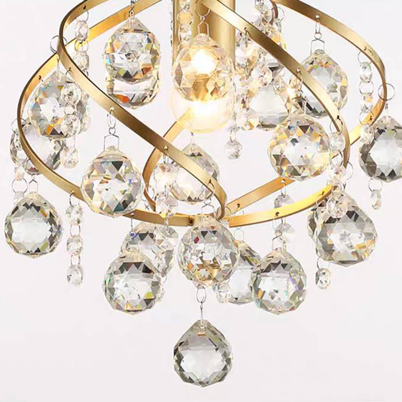 Valentina Vintage Design Luxe LED Plafondlamp Crystal Woonkamer