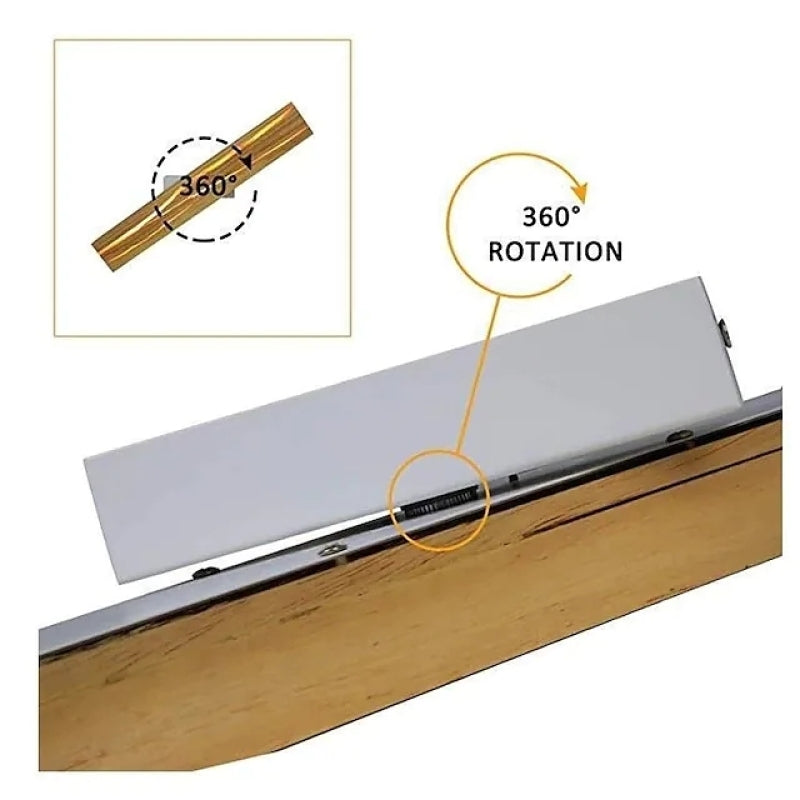 Orr Moderne Design Kleine LED Wandlamp Metaal Hout Woonkamer