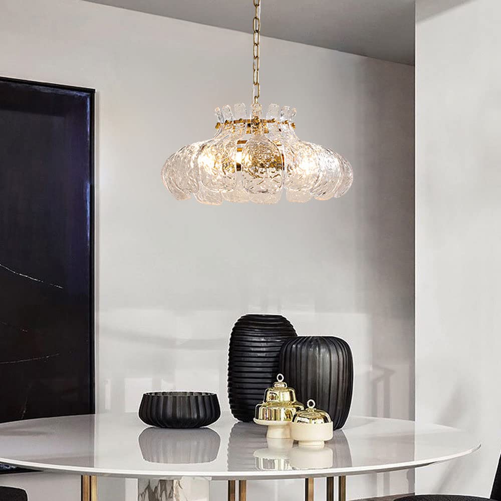 Bella Modern Peer Gevormd Kroonluchters IJs Smelten Glas Slaapkamer