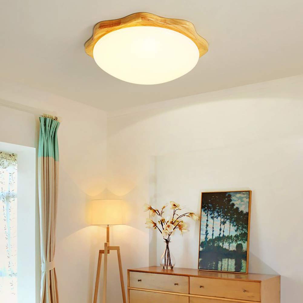 Ozawa Modern Eenvoudig Inbouwmontage Plafondlamp Hout Acryl Eetkamer