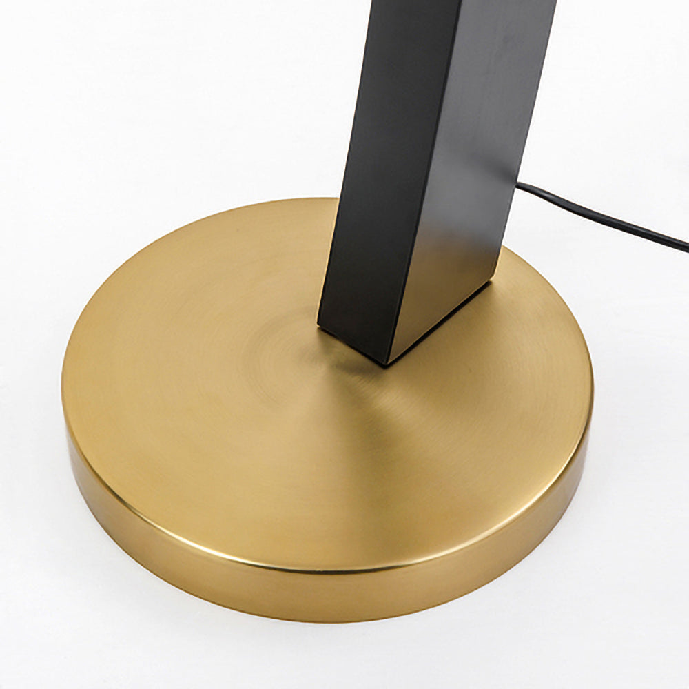 Salgado Moderne Design Vloerlamp Goud Zwart Stof Metaal Slaapkamer