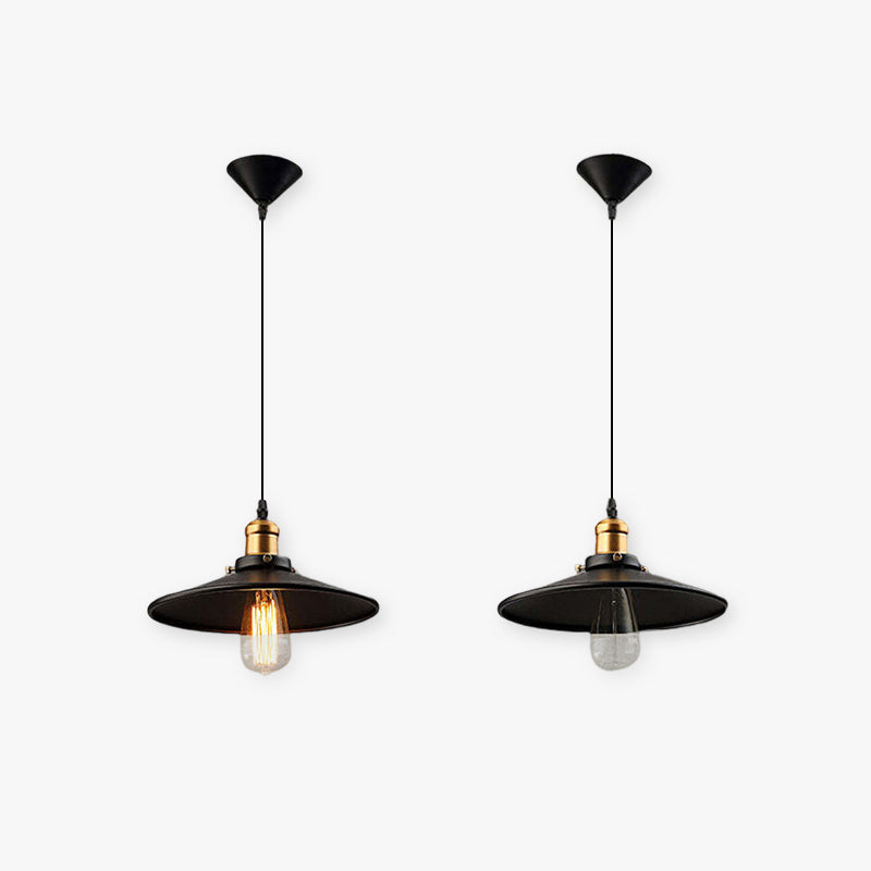 Alessio Moderne Industriële Hanglamp Van Metaal Pot Zwart Woonkamer