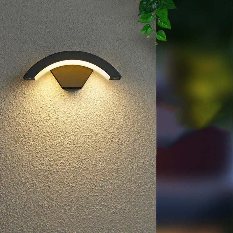 Orr Design LED Wandlampen Zwart Metaal Acryl Tuin Hal Buiten