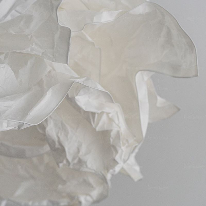Ritta Wabi-sabi Wolk Metaal Papier LED Hanglampen Studie Slaapkamer