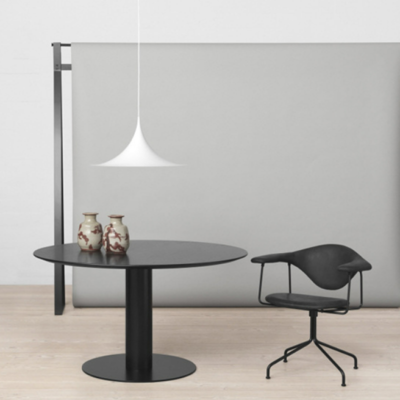 Cairns Moderne Ronde LED Hanglamp Zwart/Wit Metaal Woonkamer