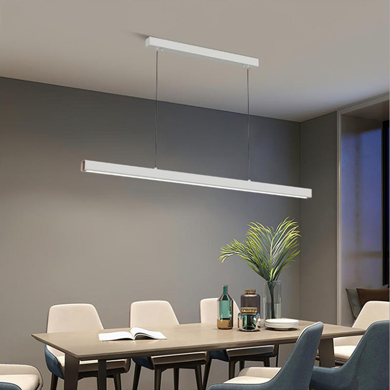 Edge Industriele LED Hanglamp Zwart Wit Metaal Hout Eetkamer