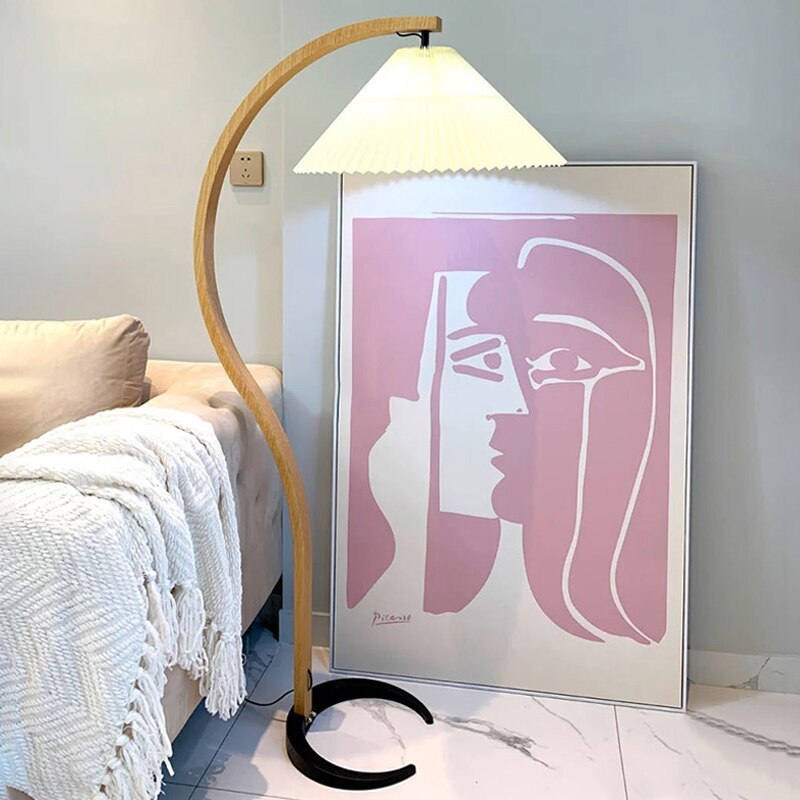 Ozawa Modern Minimalistisch Vloerlampen LED Wit Beige Koffie Slaapkamer