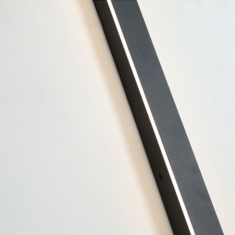 Edge Moderne Design LED Wandlampen Zwart Metaal Tuin Hal