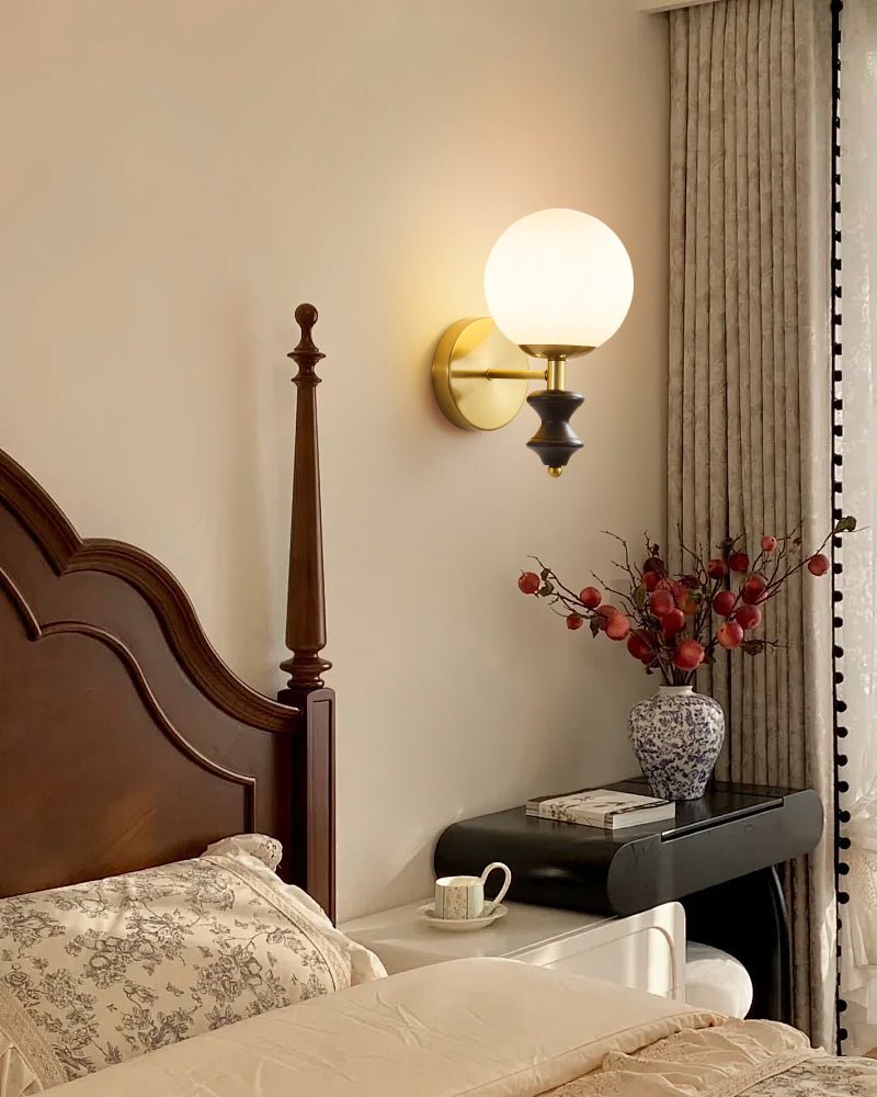 Kios bollen wandlamp