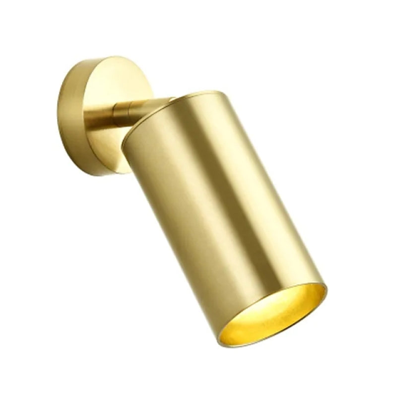 Freja Moderne Cilinder Plafondlampen Spotlight Goud Metaal Slaapkamer
