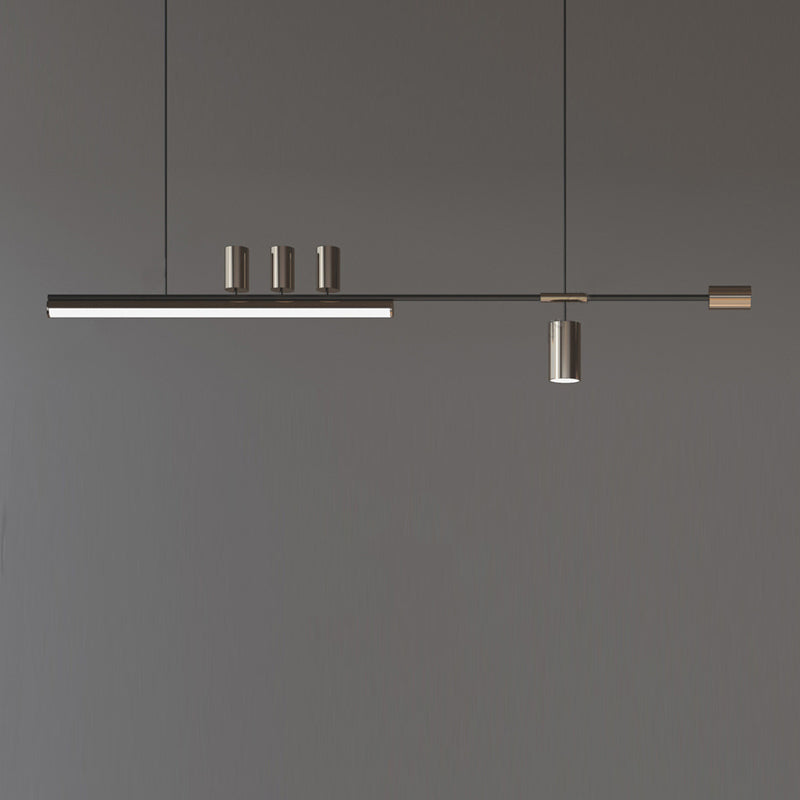 Edge Industriele LED Hanglamp Metaal Acryl Woonkamer Eettafel