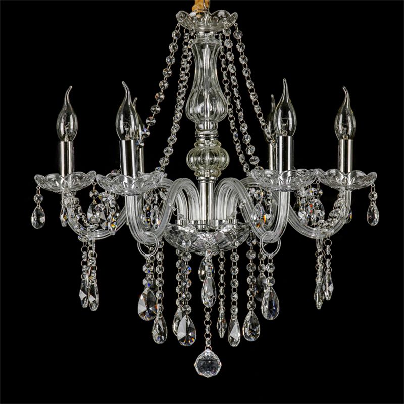Silva Vintage Design LED Kroonluchter Glas Woonkamer Keuken
