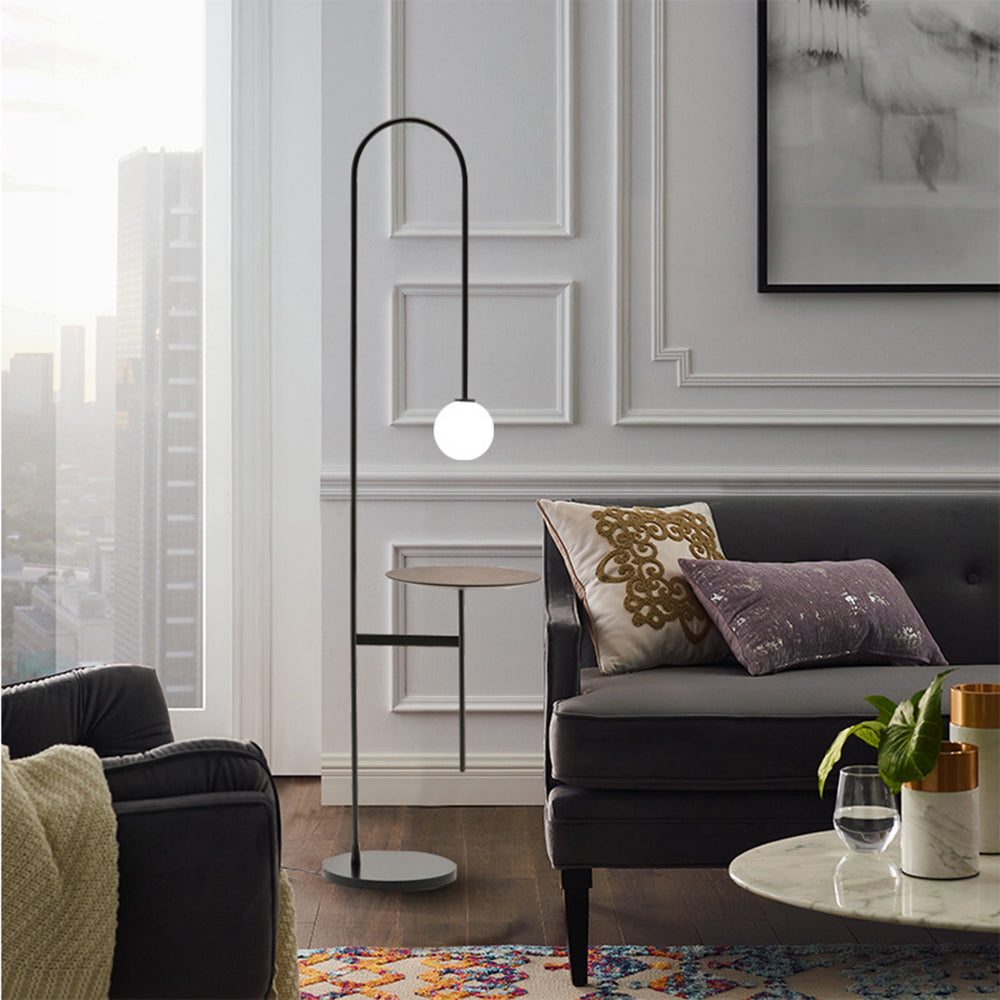 Valentina Moderne Design LED Vloerlamp Metaal Glas Slaapkamer Woonkamer