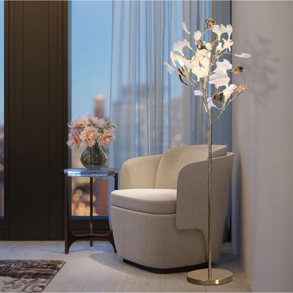 Olivia Moderne Design LED Vloerlamp Keramisch Metaal Woonkamer
