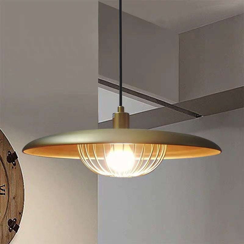 Cairns Modern LED Hanglamp Goud/Bruin/Grijs/Bruin/Hout Metaal Woonkamer