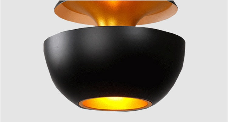 Nazifa Modene LED Hanglamp Zwart/Wit Metaal Slaap/Eet/Woonkamer