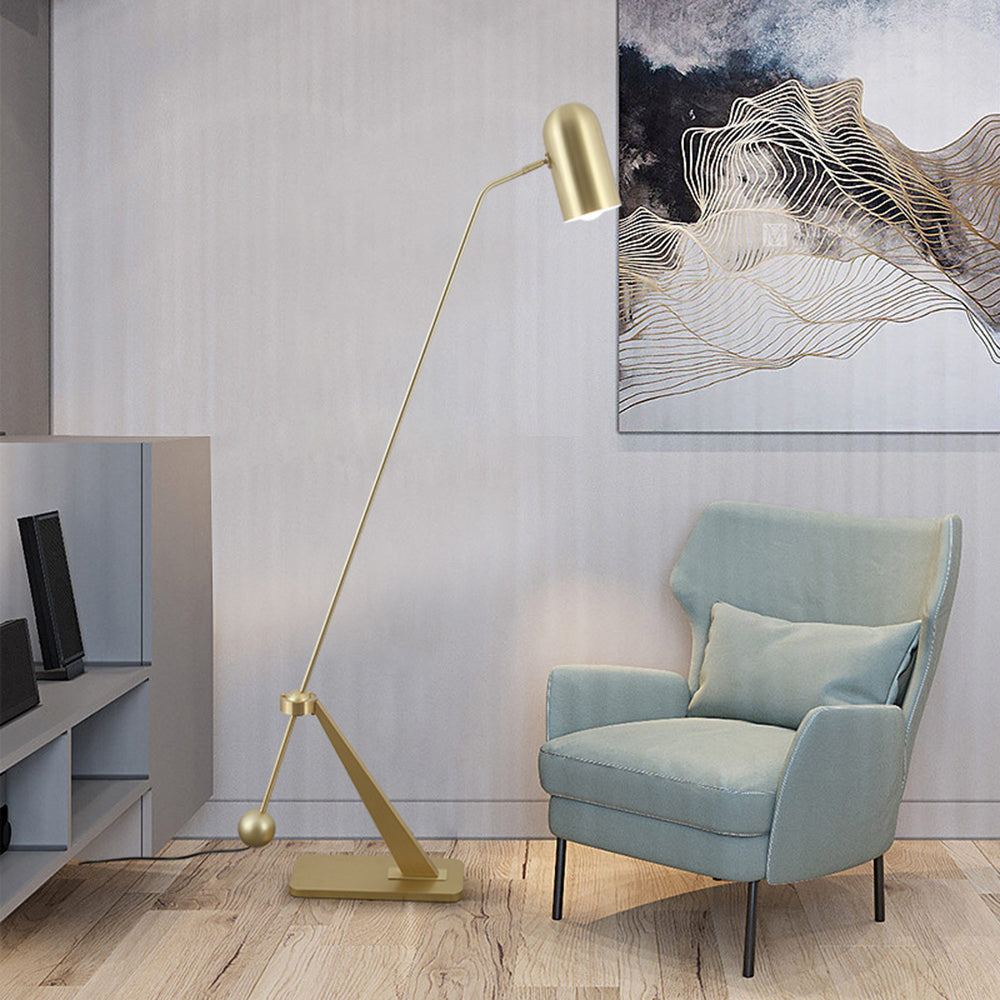 Freja Design Vintage LED Vloerlamp Metaal Eetkamer Woonkamer