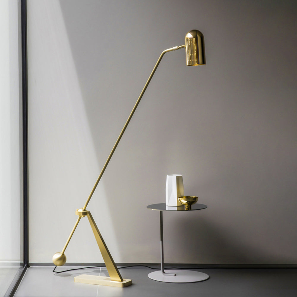 Freja Design Vintage LED Vloerlamp Metaal Eetkamer Woonkamer