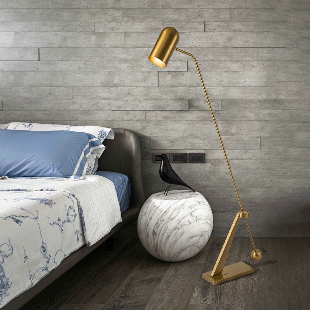 Freja Design Vintage LED Vloerlamp Metaal Eetkamer Woonkamer