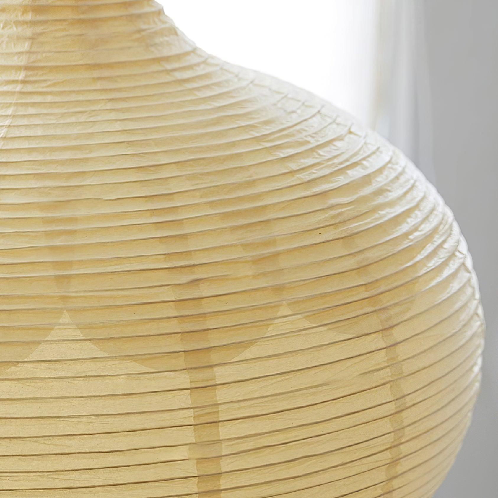 Ritta Japanse Ontwerp Globe Hout Papier LED Hanglampen Woonkamer