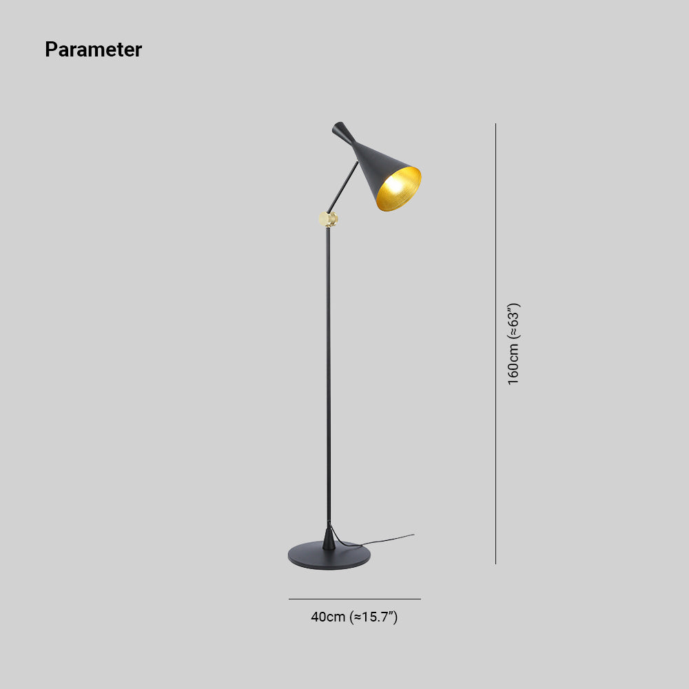 Carins Moderne Kleine DesignLED Vloerlamp Metaal Woonkamer Slaapkamer
