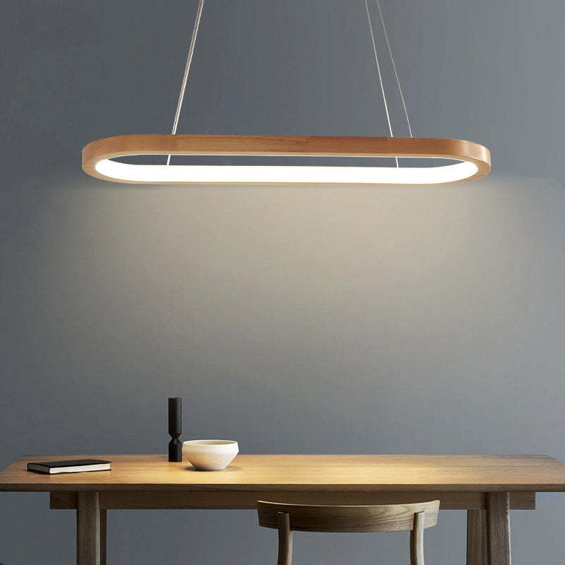 Ozawa Moderne LED Hanglampen Metaal Hout Woonkamer Eetkamer