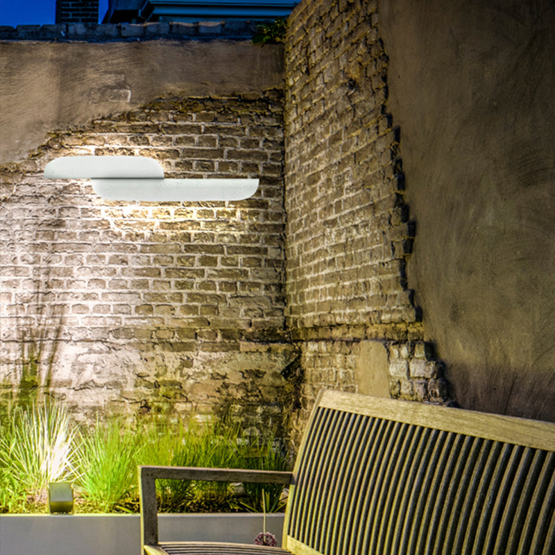 Orr Moderne LED Wandlampen Zwart Wit Acryl Metaal Tuin Hal Buiten