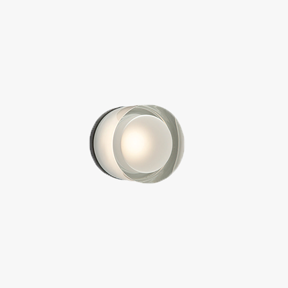 Valentina Moderne Design LED Wandlamp Metaal Glas Zwart Buiten
