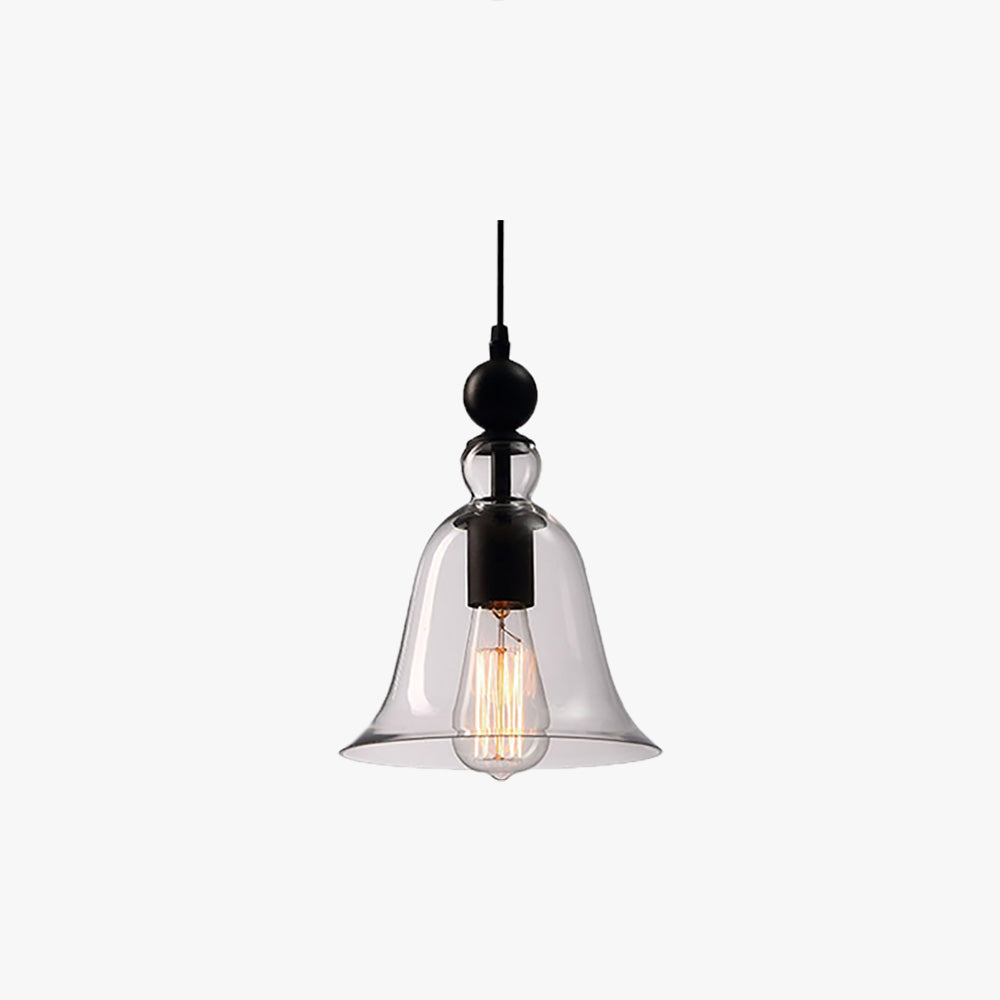 Cooley Vintage Industriële Belletje Hanglamp Helder/ Woonkamer