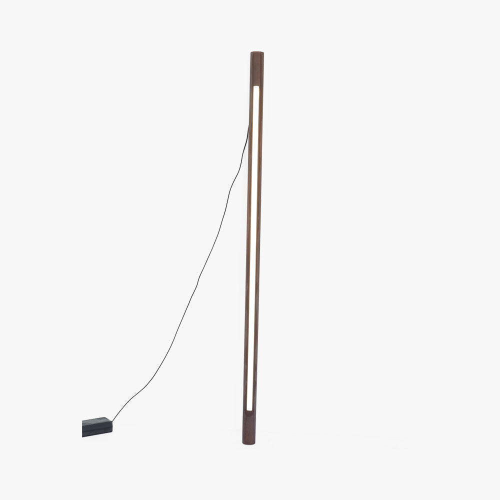 Ozawa Moderne Design LED Minimalistische Lineaire Vloerlamp Hout/Acryl Woonkamer/Bedkamer