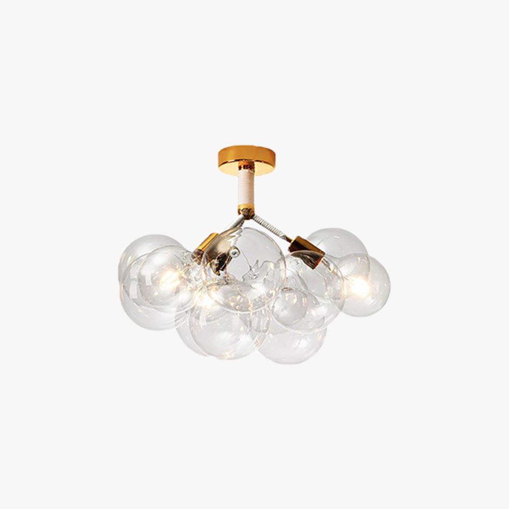 Valentina Vintage Design LED Plafondlamp Glas Slaapkamer Woonkame