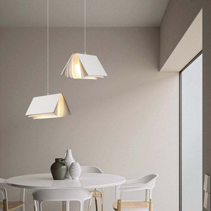 Sienna Nordic Design Kleine LED Hanglampen Grijs Wit Metaal Eetkamer