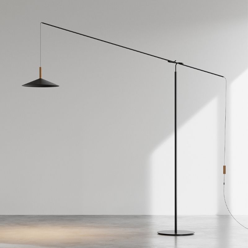 Carins Moderne Design LED Vloerlamp Zwart Metaal Woonkamer