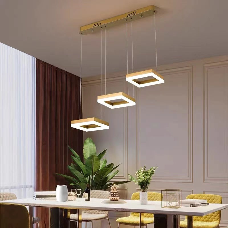 Raheel Design LED Hanglampen Goud Acryl Metaal Eetkamer Woonkamer
