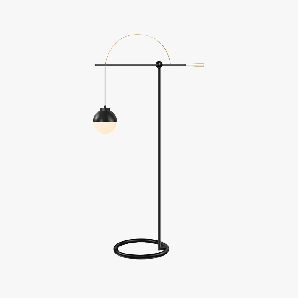 Valentina Ronde Design LED Vloerlamp Metaal Glas Woonkamer Slaapkamer