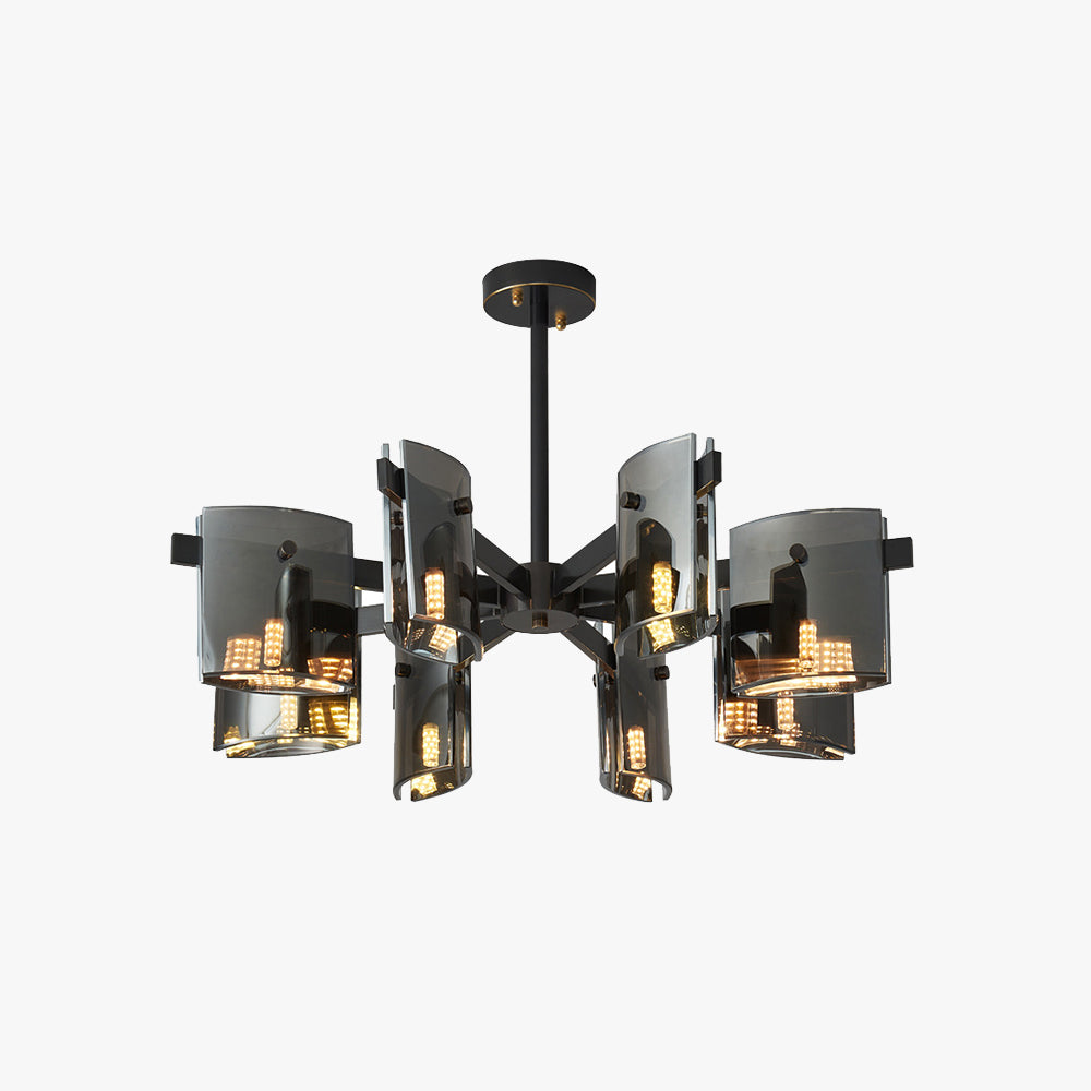 Evette Moderne Design LED Minimalistische Metaal Hanglamp Met Meerdere Koppen Zwart/Goud Slaap/Eetkamer
