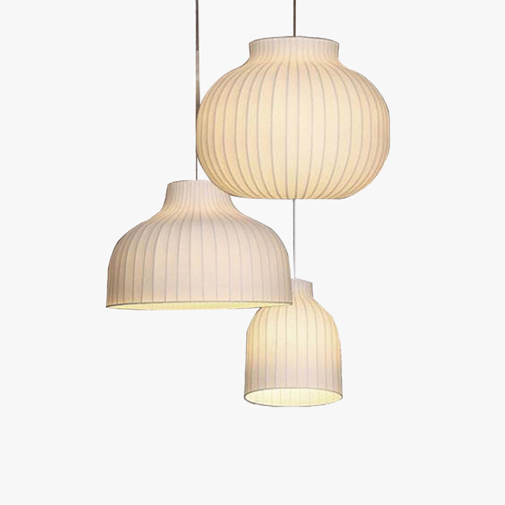 Renée Franse Vintage Design Witte Hanglamp Synthetisch Zijde Metaal/Stof Eetkamer/Woonkamer