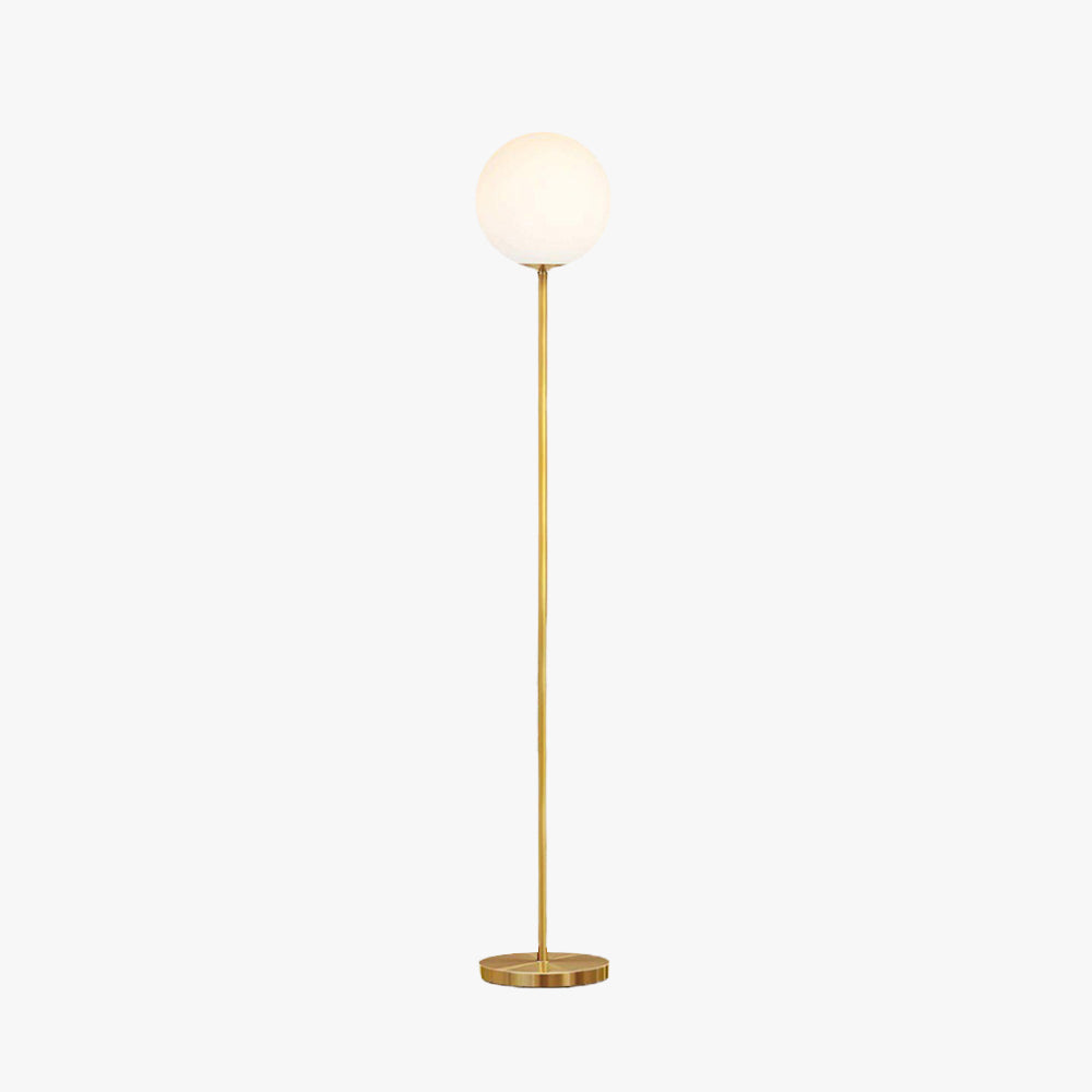 Valentina Moderne Bubble Vloerlamp Goud Glas Metaal Slaapkamer Woonkamer